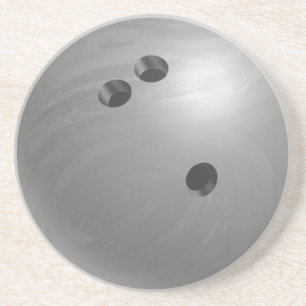 Bowling Ball Gray Sandstein Untersetzer
