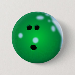 Bowling Ball (grün) Button