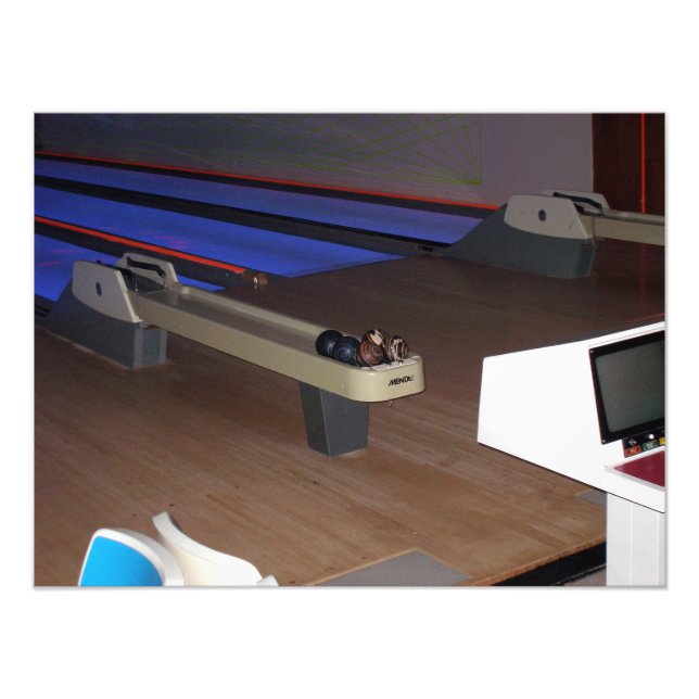 Bowling Ball kehrt zurück in den kanadischen Bowli Fotodruck (Vorne)
