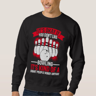 Bowling Ball Pin Bowler Strike Bowling Fanatic Bow Sweatshirt