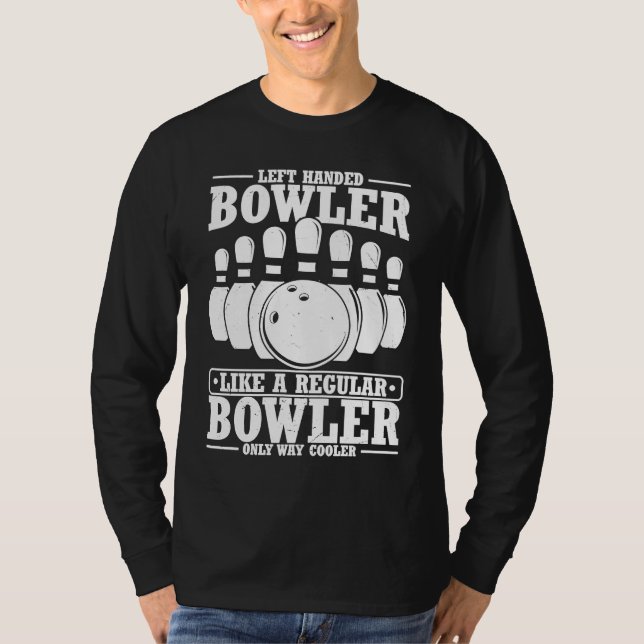 Bowling Ball Pin Bowler Strike Bowling Fanatic Bow T-Shirt (Vorderseite)