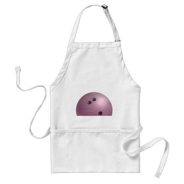 Bowling Ball Pink Schürze (Vorne)