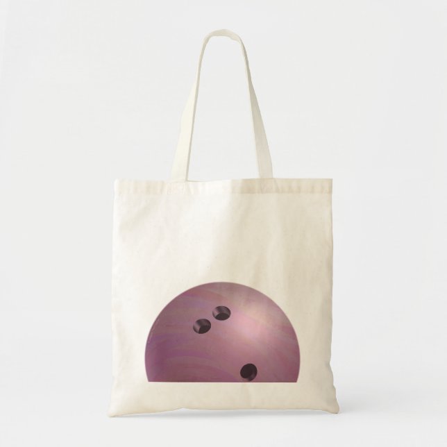 Bowling Ball Pink Tragetasche (Vorne)