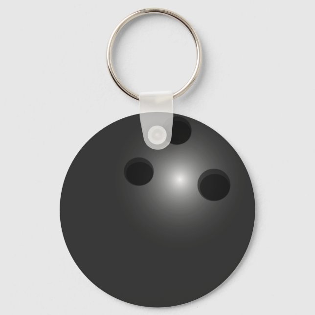 Bowling Ball Schlüsselkette Schlüsselanhänger (Vorderseite)