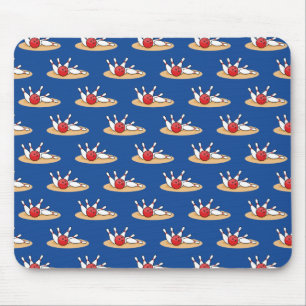 Bowling Ball Strikte Skittles Muster Mousepad