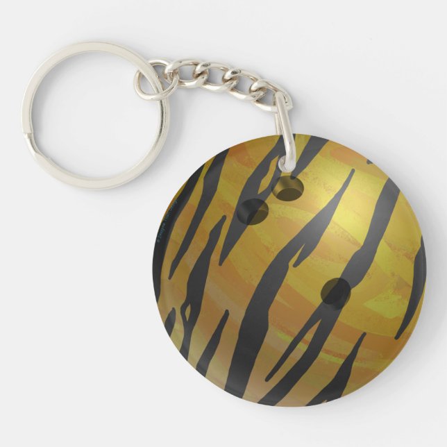 Bowling Ball Tiger Jaune (Devant)