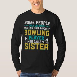 Bowling Ball und Bowling Button T-Shirt