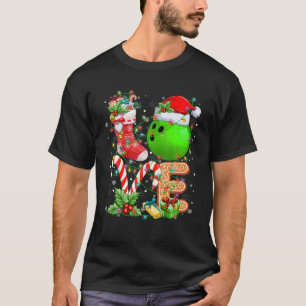 Bowling Ball Weihnachten Weihnachtsfeier Liebe Lic T-Shirt