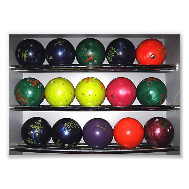 Bowling Balls Fotodruck (Vorne)