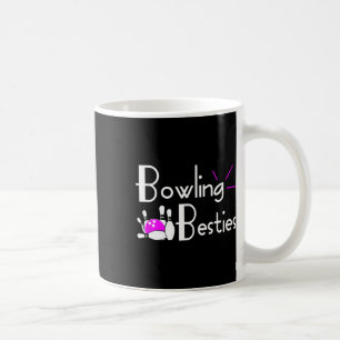 Bowling Besties beste Freundinnen Damenliga  Kaffeetasse