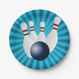 Bowling Birthday Party Pappteller