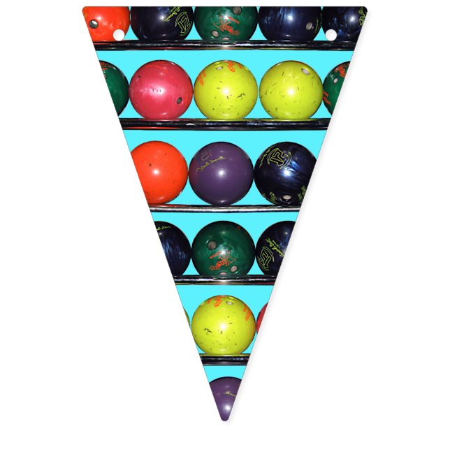 Bowling Blitz Wimpelkette (Sechzehnte Fahne)