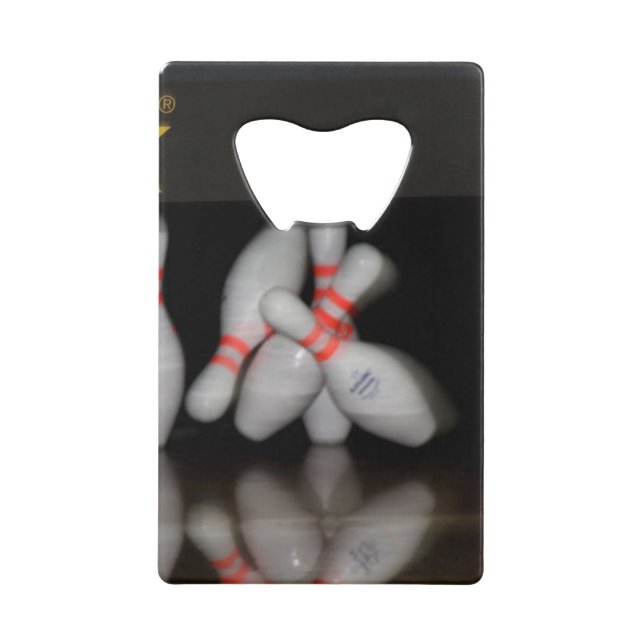 Bowling Bottle Opener Geldbeutel Flaschenöffner (Vorderseite)
