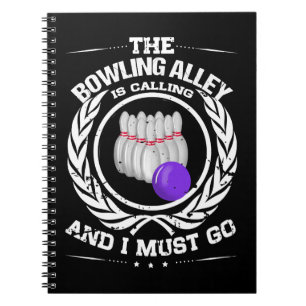 Bowling Bowl, die Alley ruft, und ich muss 193 geh Notizblock