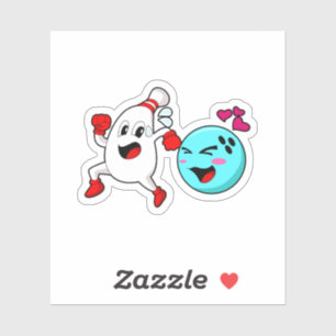 Bowling Bowling Aufkleber