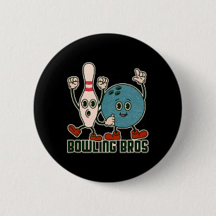 Bowling Bros Team League Bahn Byll Bowler - Bowli Button