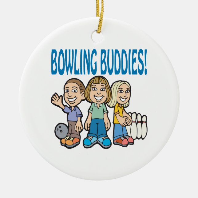 Bowling Buddies Keramikornament (Vorne)