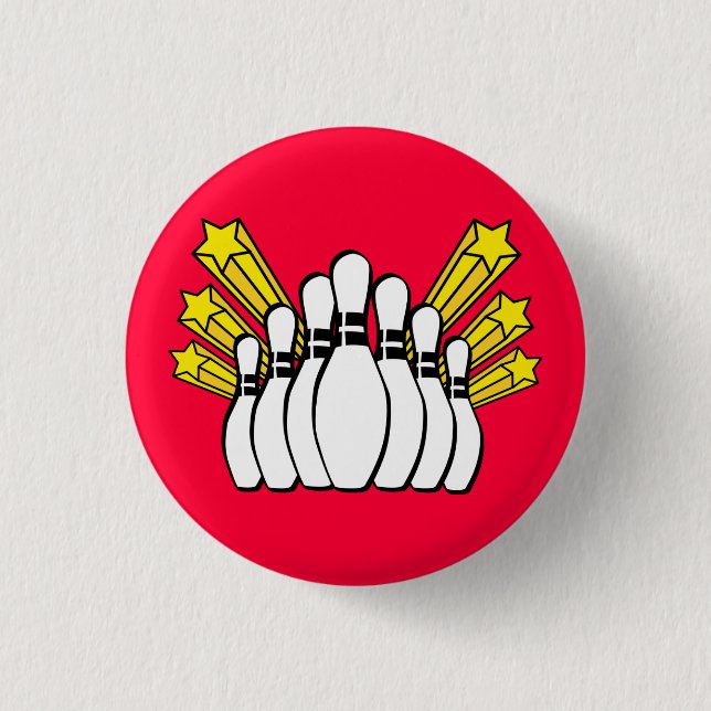 Bowling Button (Vorderseite)