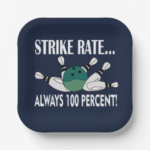 Bowling Button Ball Strike Team Party Pappteller