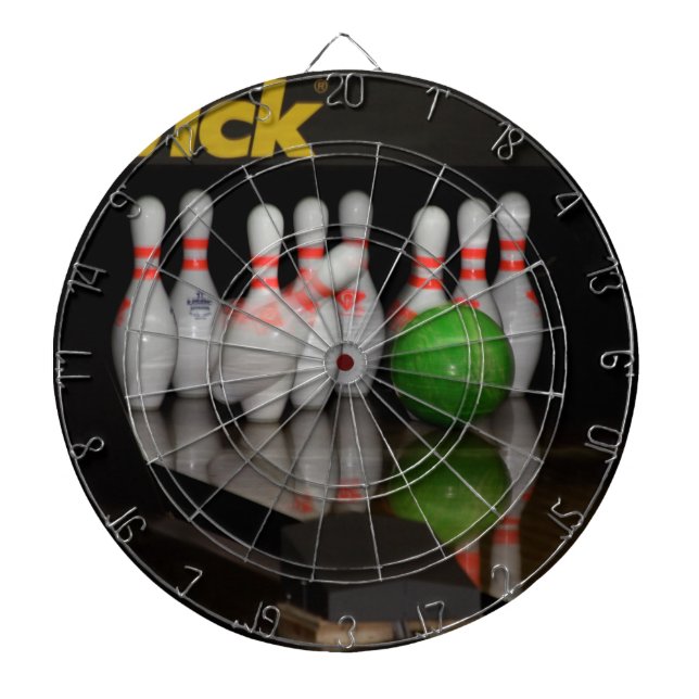 Bowling Button Dartboard Dartscheibe (vorne)