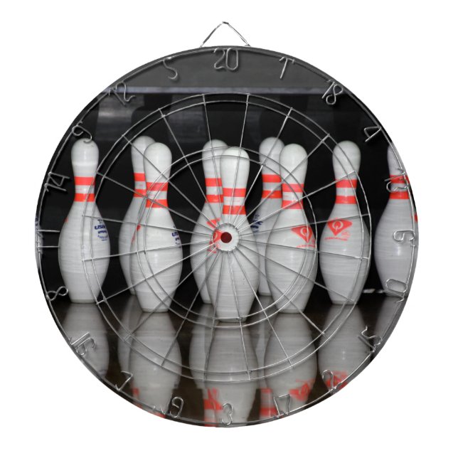 Bowling Button Dartboard Dartscheibe (vorne)