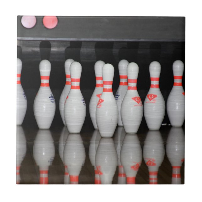 Bowling Button Keramik Tile Fliese (Vorderseite)