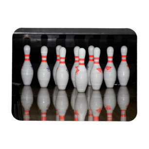Bowling Button Magnet