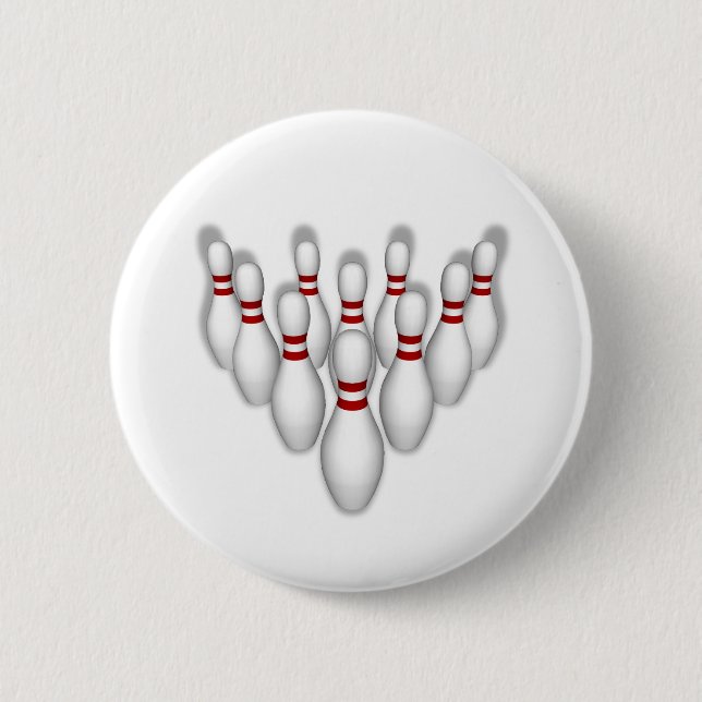Bowling Buttone: 3D-Modell: Button (Vorderseite)