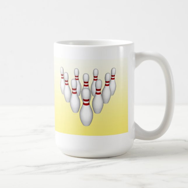 Bowling-Buttone: 3D-Modell: Kaffee-Tasse Kaffeetasse (Rechts)