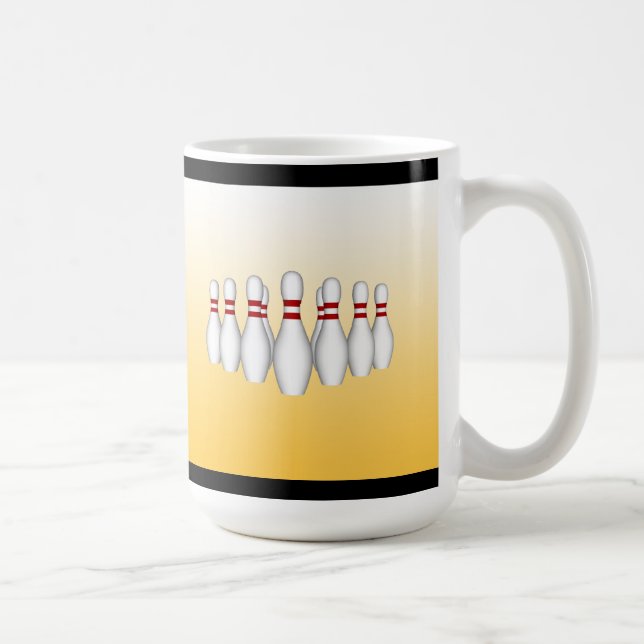 Bowling-Buttone: 3D-Modell: Kaffee-Tasse Kaffeetasse (Rechts)