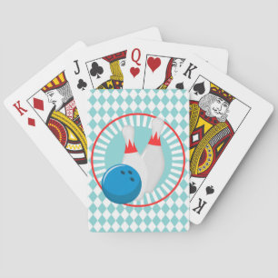 Bowling Buttone - Bowling Ball - Niedliche Sportar Spielkarten