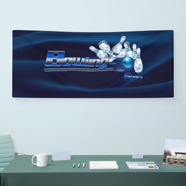 Bowling Buttone und Ball Banner (Messe)