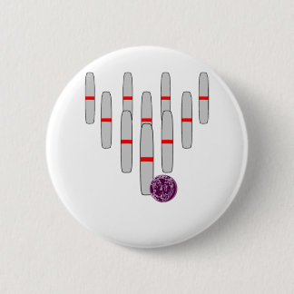 Bowling Candlepins Button