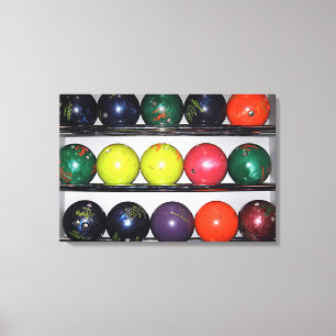 Bowling Canvas Print Leinwanddruck