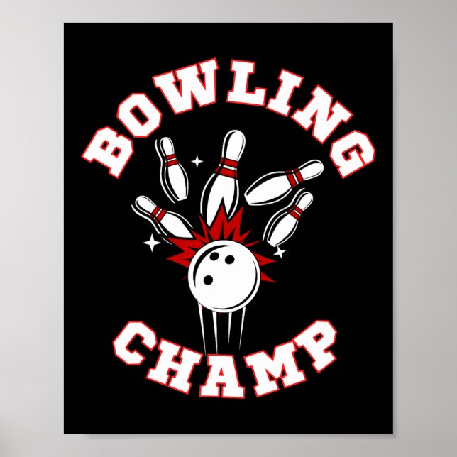Bowling Champ Champion  Poster (Vorne)