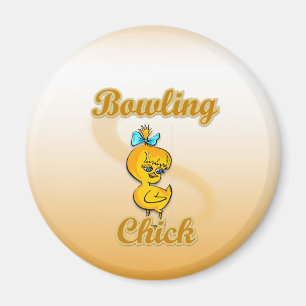 Bowling Chick Magnet