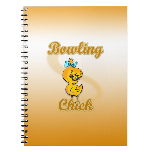 Bowling Chick Notizblock (Vorderseite)