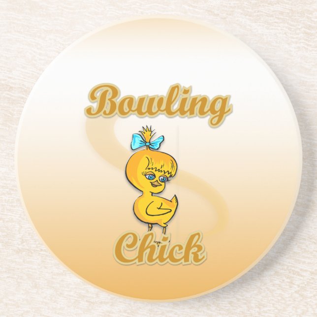 Bowling Chick Untersetzer (Vorne)