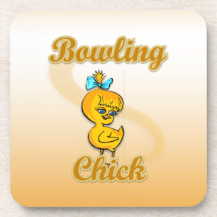 Bowling Chick Untersetzer