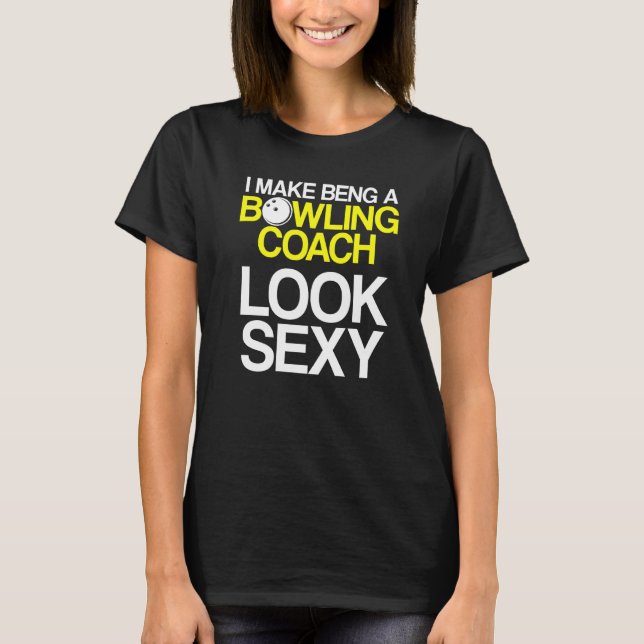 Bowling Coach Player Team Instructor 33 T-Shirt (Vorderseite)