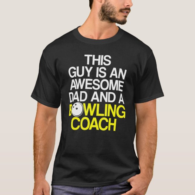 Bowling Coach Player Team Instructor 35 T-Shirt (Vorderseite)