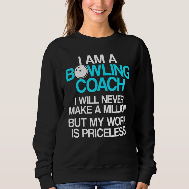 Bowling Coach Player Team Instructor 8 Sweatshirt (Vorderseite)