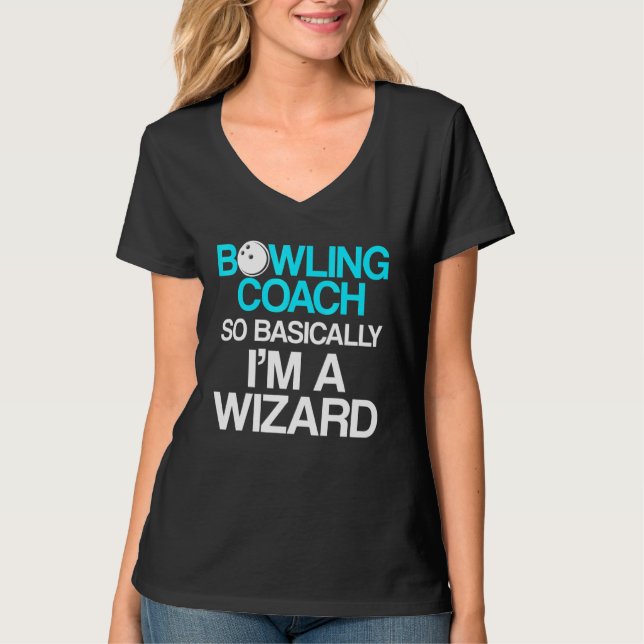 Bowling Coach Player Team Instructor 8 T-Shirt (Vorderseite)