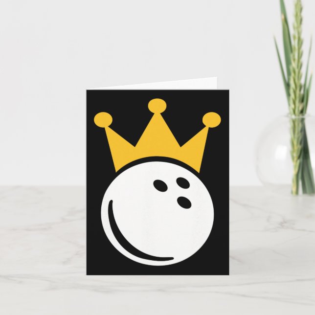 Bowling Crown Karte (Vorderseite)