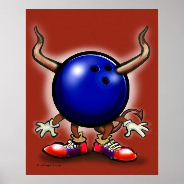 Bowling Demon Poster (Vorne)