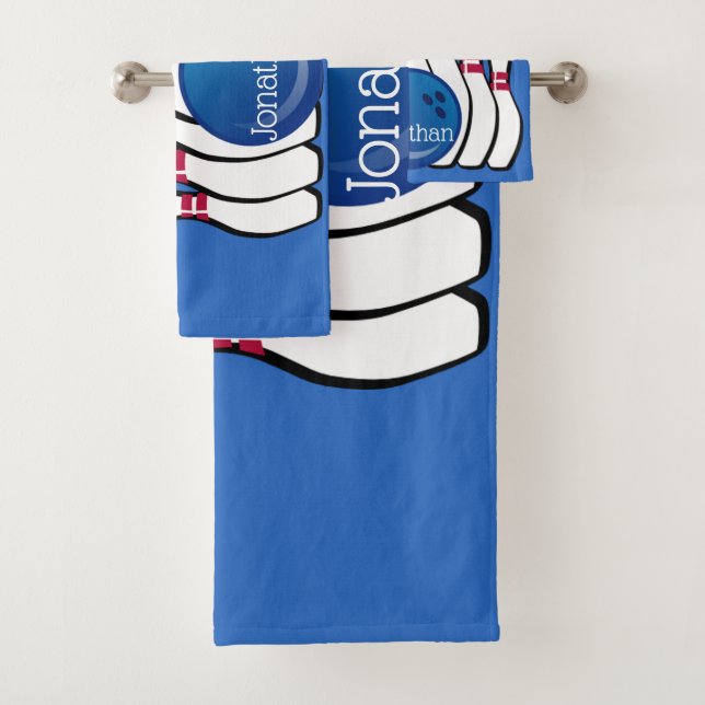 Bowling Design Badehandtuch Set (Insitu)