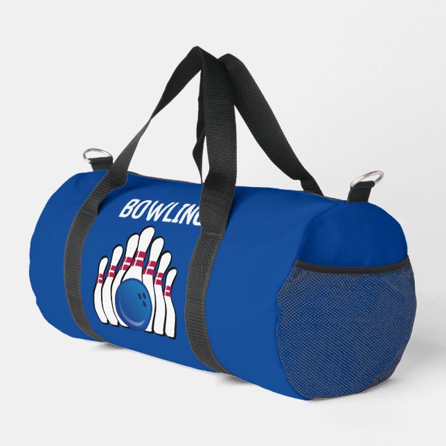 Bowling Design Duffel Bag Duffle Bag (Rechte Ecke)