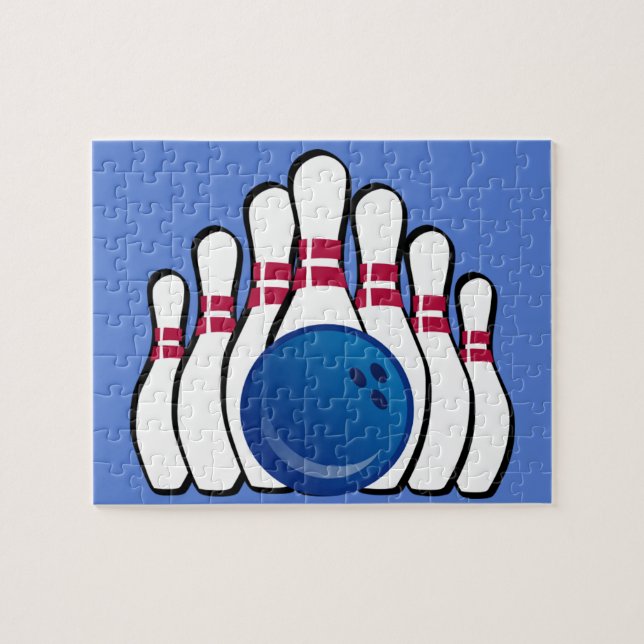 Bowling Design Jigsaw Puzzle Puzzle (Horizontal)