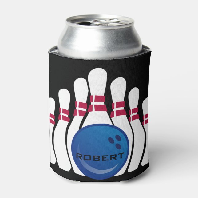 Bowling-Design kann kühler werden Dosenkühler (Kanne Vorderseite)