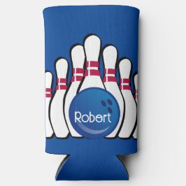 Bowling Design Seltzer Can Cooler Selters Dosenkühler